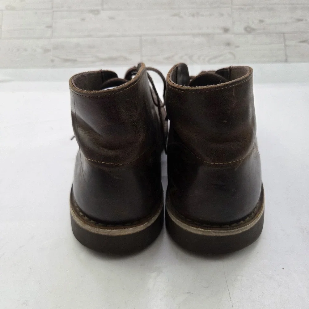 Clarks Chukka Boots Mens 11.5 Brown Leather Desert Heritage Dark Academia Casual